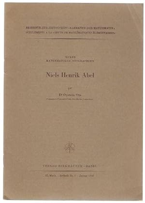 Bild des Verkufers fr Niels Henrik Abel (= Kurze Mathematiker-Biographien) zum Verkauf von Antiquariat Stange