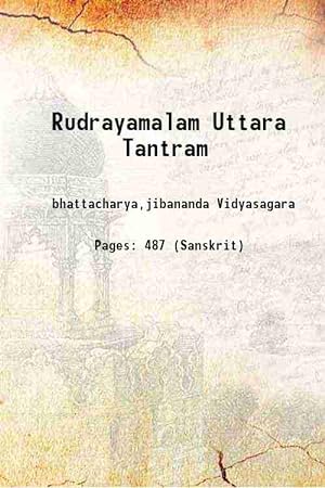Seller image for Rudrayamalam Uttara Tantram 1937 [Hardcover] for sale by Gyan Books Pvt. Ltd.
