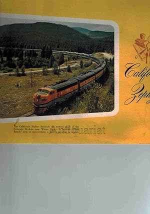 Imagen del vendedor de Speisekarte des California Zephyr. a la venta por Dobben-Antiquariat Dr. Volker Wendt