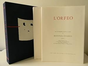 ORFEO. Musique de Monteverdi. Livret d Alessandro Striggio. Lithographies de Jean-Paul Chambas. E...