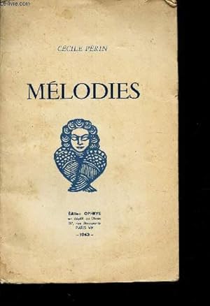 Imagen del vendedor de MELODIES a la venta por Le-Livre