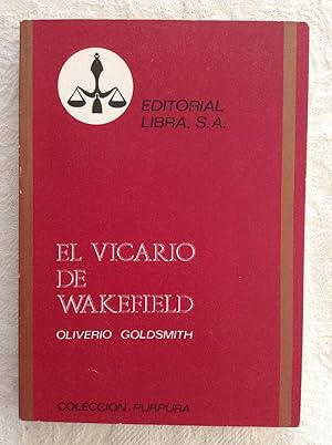 Imagen del vendedor de El vicario de Wakefield a la venta por Libros Ambig