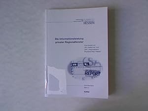 Seller image for Die Informationsleistung privater Regionalfenster : eine Analyse von "RTL Hessen live" und "SAT 1 Regionalreport Rheinland-Pfalz. Eine Untersuchung des Medien-Instituts Ludwigshafen im Auftr. der Hessischen Landesanstalt fr Privaten Rundfunk. [Hrsg.: Hessische Landesanstalt fr Privaten Rundfunk], Hessische Landesanstalt fr Privaten Rundfunk (Kassel): Schriftenreihe der LPR Hessen ; Bd. 2. for sale by Antiquariat Bookfarm