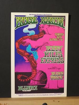 Bill Graham/Fillmore Postcard #167 ( Procol Harum, Buddy Miles Express, Blues Image )