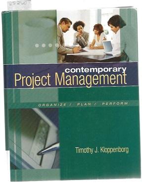 Seller image for Contemporary Project Management (Student Cd-Rom) for sale by Books Authors Titles