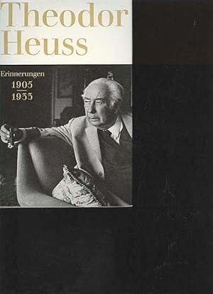 Heuss Erinnerungen 1905-1933, Bücherbund 1963, 422 Seiten bebildert