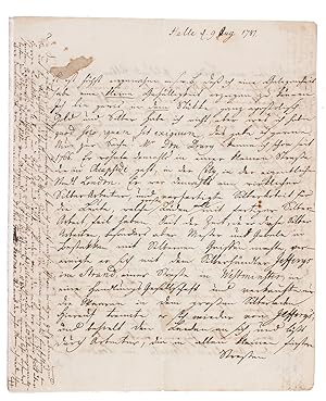 [Letter to an unnamed fellow freemason in Braunschweig, probably Ferdinand, Herzog von Braunschwe...