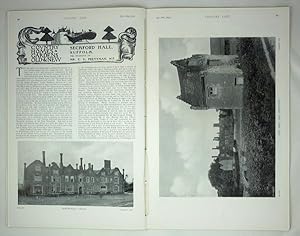 Original Issue of Country Life Magazine Dated January 15th 1910, with a Main Feature on Seckford ...