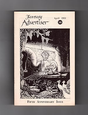 Fantasy Advertiser / April, 1951 / 5th Anniversary Edition / Stirling Macoboy cover. Vintage scie...