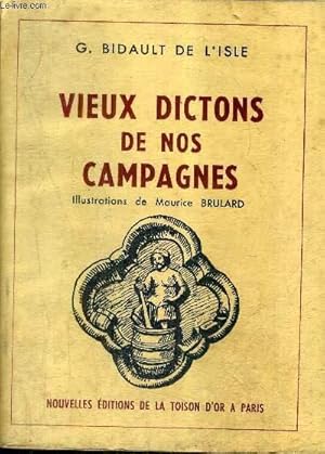 Seller image for VIEUX DICTONS DE NOS CAMPAGNES - TOME 2. for sale by Le-Livre