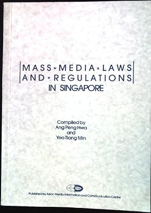 Immagine del venditore per Mass Media Laws and Regulations in Singapore. venduto da books4less (Versandantiquariat Petra Gros GmbH & Co. KG)