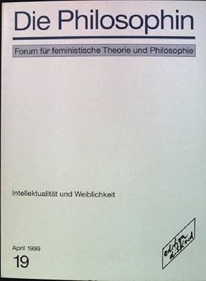 Bild des Verkufers fr Intellektualitt und Weiblichkeit Die Philosophin; 19 zum Verkauf von books4less (Versandantiquariat Petra Gros GmbH & Co. KG)