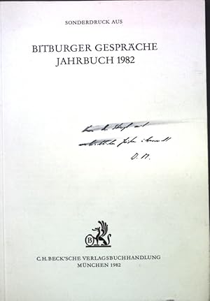 Bild des Verkufers fr Soziales Netz - Soziale Gerechtigkeit; Sonderdruck aus: Bitburger Gesprche Jahrbuch 1982; zum Verkauf von books4less (Versandantiquariat Petra Gros GmbH & Co. KG)