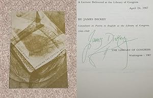 Seller image for SPINNING THE CRYSTAL BALL: SOME GUESSES AT THE FUTURE OF AMERICAN POETRY - Rare Fine Copy of The First Edition/First Printing: Signed by James Dickey - SIGNED ON THE PAGE ITSELF for sale by ModernRare