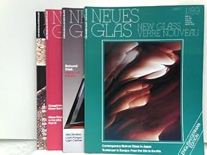 Bild des Verkufers fr Neues Glas - New Glass - Verre Nouveau - 4 Hefte, Jahrgang 1989 (komplett) zum Verkauf von ABC Versand e.K.