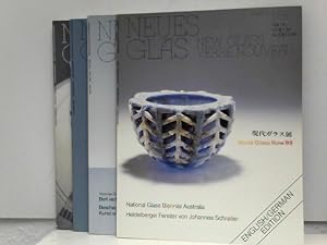 Bild des Verkufers fr Neues Glas - New Glass - Verre Nouveau - 4 Hefte, Jahrgang 1986 (komplett) zum Verkauf von ABC Versand e.K.