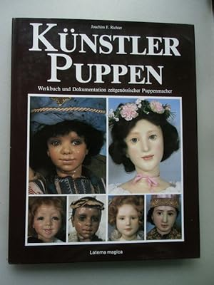 Künstlerpuppen Werkbuch Dokumentation zeitgenössischer Puppenmacher 1986 Puppen