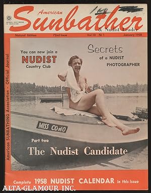 Imagen del vendedor de AMERICAN SUNBATHER; and Nudist Leader Vol. 10, No. 01 / 72nd Issue, January 1958 a la venta por Alta-Glamour Inc.