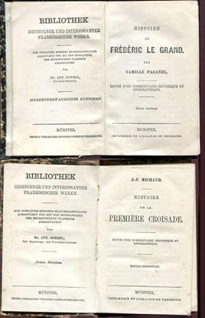 2 Bücher: Histoire de la Première Croisade und Histoire de Frédéric le Grand