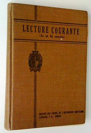 Seller image for Lecture courante, cours lmentaire (3e et 4e annes) for sale by Claudine Bouvier