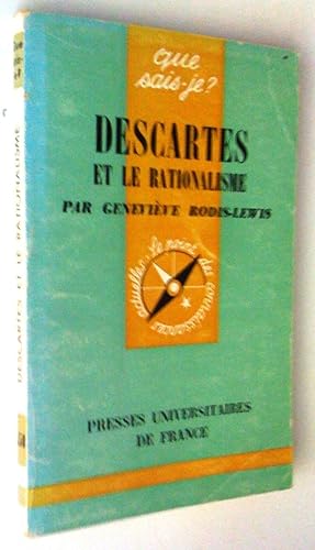 Bild des Verkufers fr Descartes et le rationalisme, deuxime dition mise  jour zum Verkauf von Claudine Bouvier