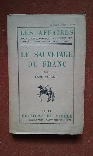 Le sauvetage du franc