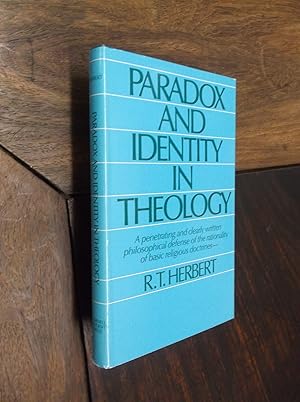 Seller image for Paradox and Identity in Theology for sale by Barker Books & Vintage