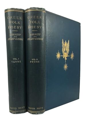 Seller image for Greek Folk Poesy: Annotated Translations from the Whole Cycle of Romaic Folk-Verse and Folk-Prose for sale by McBlain Books, ABAA