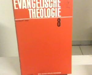 Bild des Verkufers fr Evangelische Theologie. Monatsschrift. 26. Jahrg., Heft 8., August 1966 zum Verkauf von Zellibooks. Zentrallager Delbrck