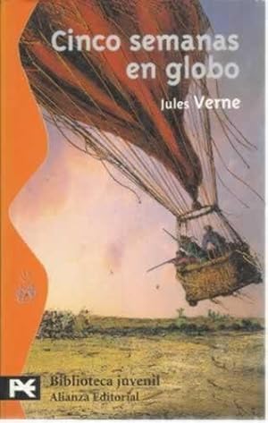 Bild des Verkufers fr Cinco semanas en globo zum Verkauf von Librera Cajn Desastre