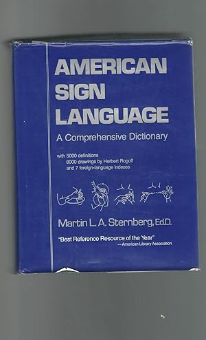 Seller image for American Sign language: A Comprehensive Dictionary for sale by Dorley House Books, Inc.