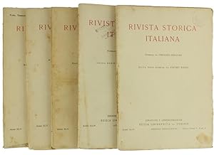 RIVISTA STORICA ITALIANA : 5 Fascicoli anni 1927 - 1928: