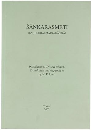 SANKARASMRTI (laghudharmaprakasika).: