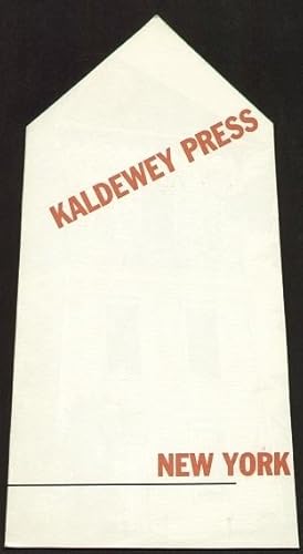 Kaldewey Press New York.