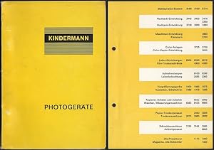 Kindermann Photogeräte. Produktkatalog.