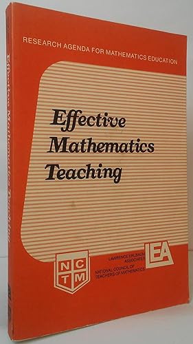 Bild des Verkufers fr Perspectives on Research on Effective Mathematics Teaching: Volume 1 zum Verkauf von Stephen Peterson, Bookseller