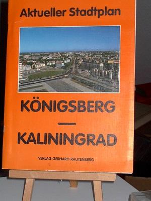 Bild des Verkufers fr Aktueller Stadtplan Knigsberg Kaliningrad zum Verkauf von Verlag Robert Richter
