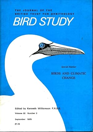 Seller image for Bird Study volume 22, No 3: Birds and Climatic Change for sale by Pendleburys - the bookshop in the hills