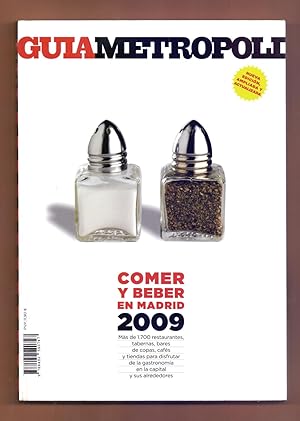 Imagen del vendedor de COMER Y BEBER EN MADRID 2009 - RESTAURANTES, TABERNAS, BARES, CAFES, COCTELERIA, MAS DE 1.700 PISTAS - a la venta por Libreria 7 Soles