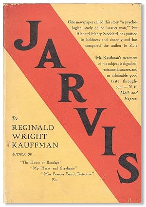 Bild des Verkufers fr Jarvis [Jarvis of Harvard] zum Verkauf von Lorne Bair Rare Books, ABAA