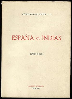 Imagen del vendedor de Espaa en Indias a la venta por Librera Miguel Miranda