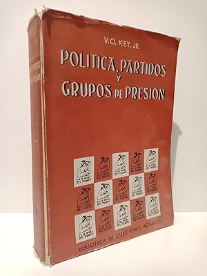 Bild des Verkufers fr Poltica, partidos y grupos de presin zum Verkauf von Librera Miguel Miranda