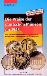 Bild des Verkufers fr Die Preise der deutschen Mnzen ab 1945 zum Verkauf von Versandantiquariat Felix Mcke
