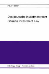 Seller image for Das deutsche Investmentrecht for sale by Versandantiquariat Felix Mcke