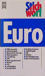 Bild des Verkufers fr Stichwort Euro zum Verkauf von Versandantiquariat Felix Mcke