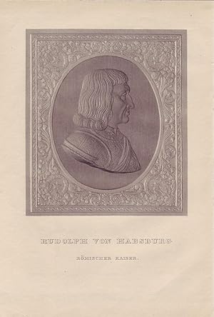 Rudolph I. von Habsburg, HRR (1218-1291), ab 1273 der erste römisch-deutsche König aus dem Geschl...