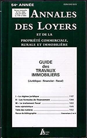 Immagine del venditore per Guide des travaux immobiliers venduto da Mimesis