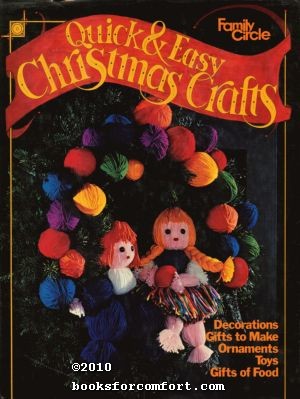 Immagine del venditore per Family Circle Quick & Easy Christmas Crafts venduto da booksforcomfort