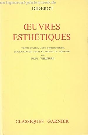 Oeuvres Esthetiques.