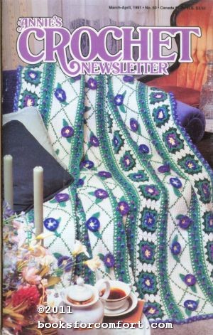 Seller image for Annies Crochet Newsletter Number 50 Mar-Apr 1991 for sale by booksforcomfort